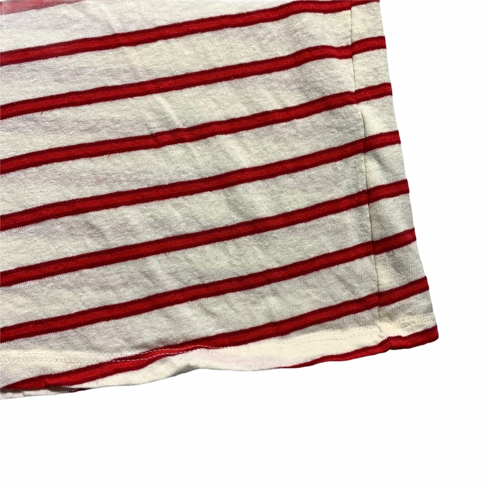 Madewell Red Stripe Linen Dress - Picture 7 of 11